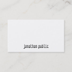 Stylish Professional Simple Template Modern Design Business Card
