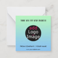 Stylish Professional Thank You Custom Gradient