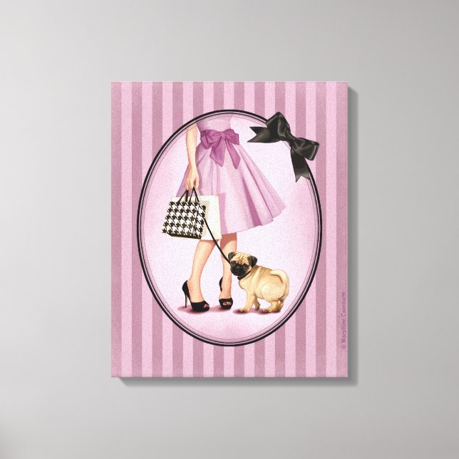 Stylish promenade canvas print (Front)