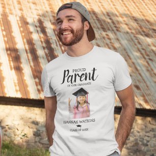 Stylish Proud Parent Kintergarten Graduation T-Shirt