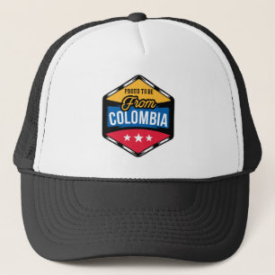 Stylish Proud to be from Colombia Trucker Hat