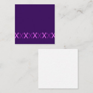 Stylish Purple Pink Scissors Hairdresser Taylor Enclosure Card