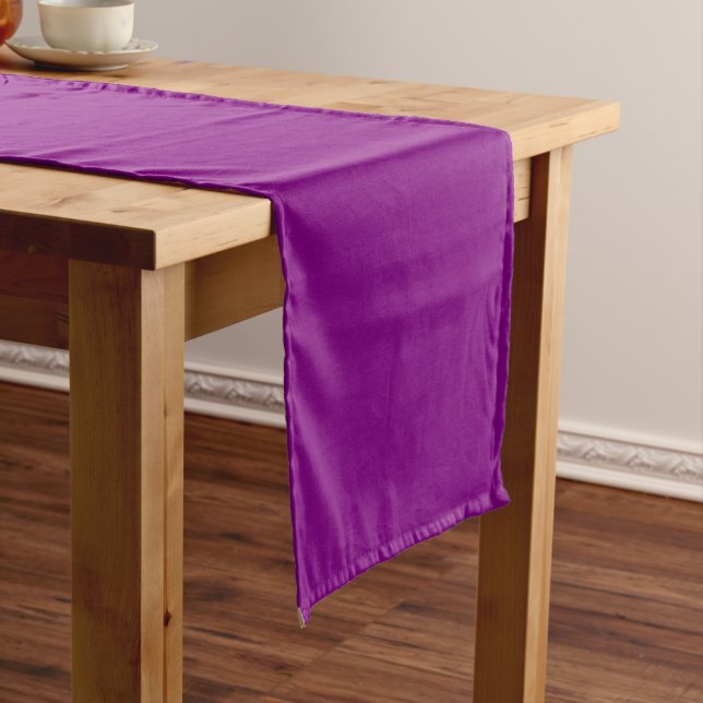 Stylish Purple Table Runner for Dining and Events (In Situ)