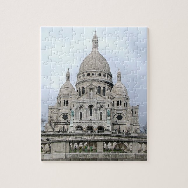 Stylish Puzzle with Sacre Coeur de Paris (Vertical)