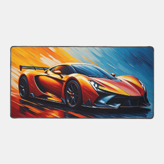 Stylish Racing Car Speed and Style Desk Mat