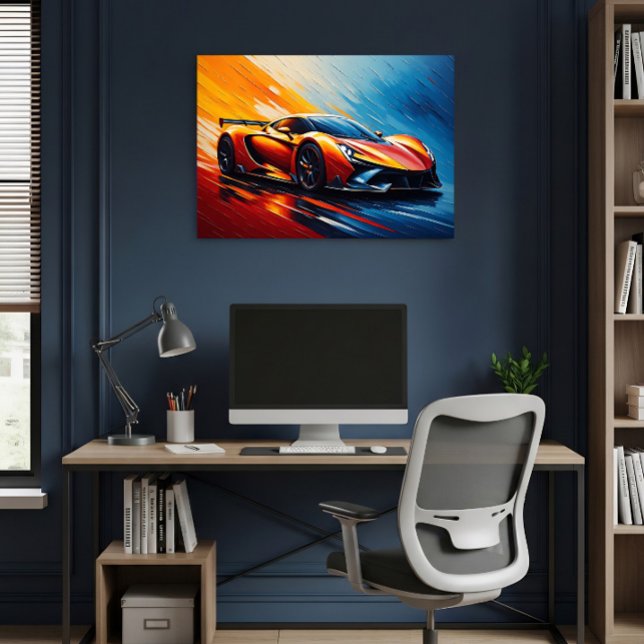 Stylish Racing Car Speed and Style Poster (Creator Uploaded)
