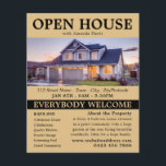 Stylish Realtor Open House Advertising Flyer<br><div class="desc">Stylish Realtor Open House Advertising Flyers By The Business Card Store.</div>