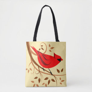 Stylish Red Cardinal Gifts Tote Bag