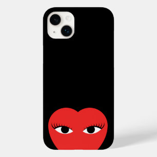 Stylish Red Cute Heart with Eyes  Case-Mate iPhone 14 Plus Case
