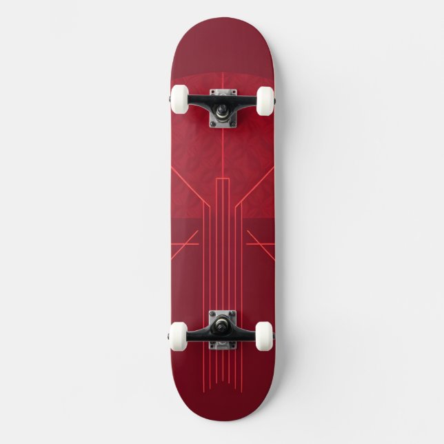 Stylish Retro Graphic Design Skateboard (Front)