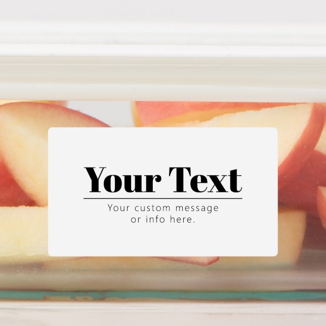 Stylish Retro-modern Text | Black & White (Affixed)