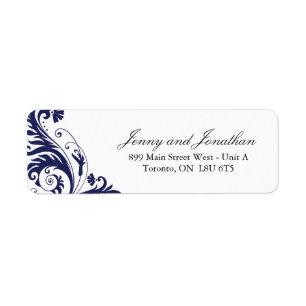 Stylish RSVP Address Labels