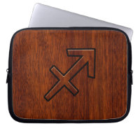Stylish Sagittarius Zodiac Sign in Mahogany Decor