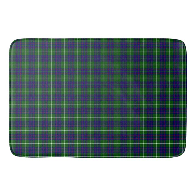 Stylish Scottish Clan MacIntyre Tartan  Bath Mat (Front)