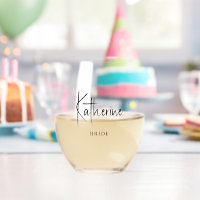 Stylish Script "Bride" Personalised