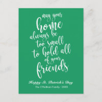 Stylish Script Irish Blessing St. Patrick's Day
