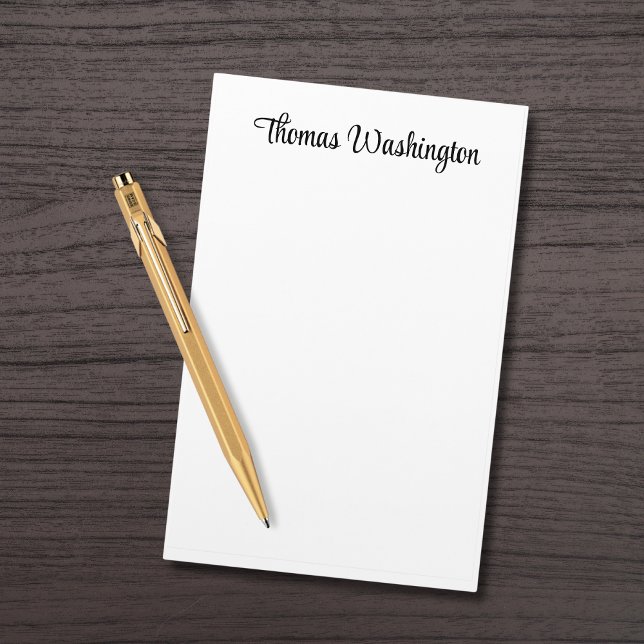 Stylish Script Monogram Personalised Stationery (Creator Uploaded)