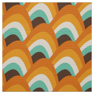 stylish seventies retro mod fabric