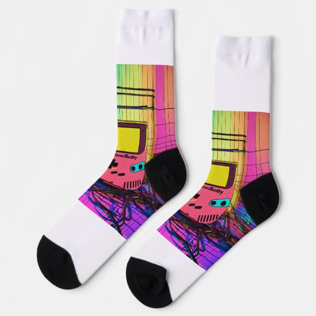 Stylish shocks with nice digns . socks (Left)