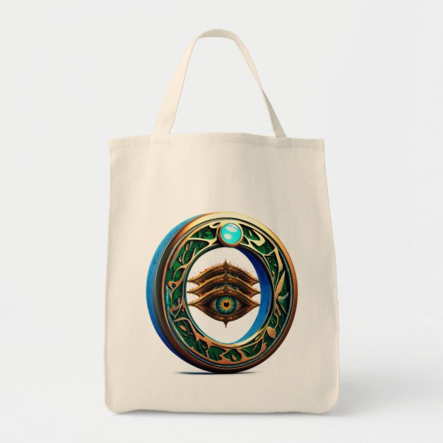 Stylish Shopping Bag for Groceries and Travel (Front)