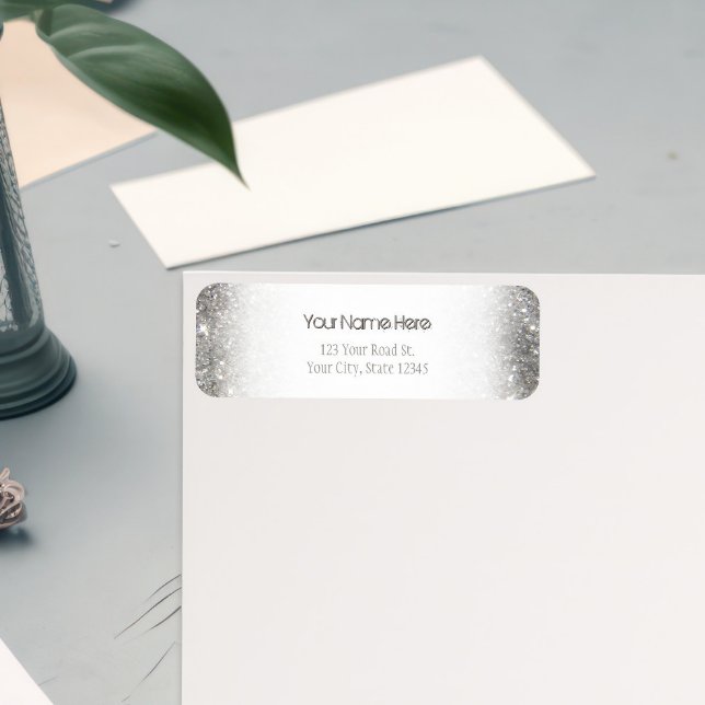 Stylish Silver Glitter Glitz Photo (Creator Uploaded)