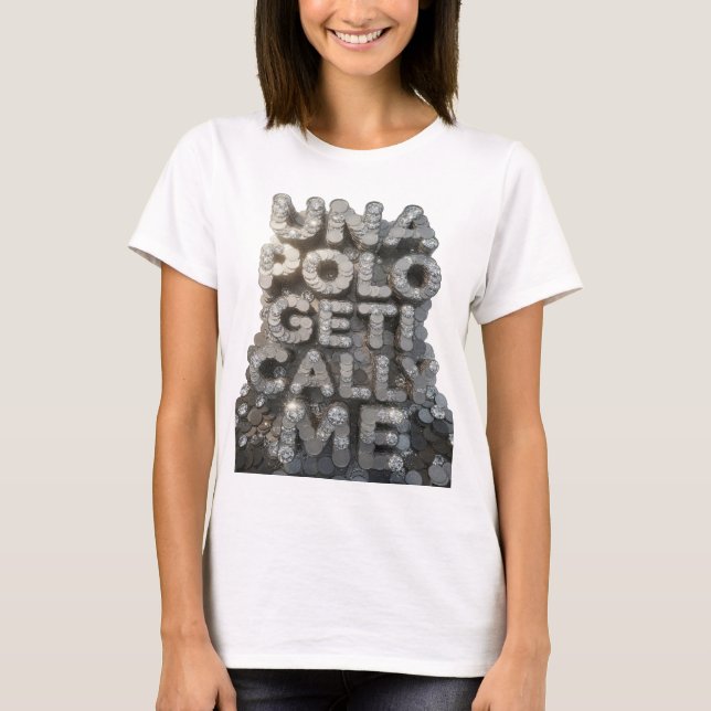 Stylish Silver UNA POLO GETI CALLA ME (Front)