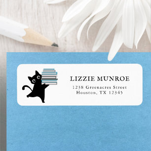 Stylish Simple Book Lover's Return Address