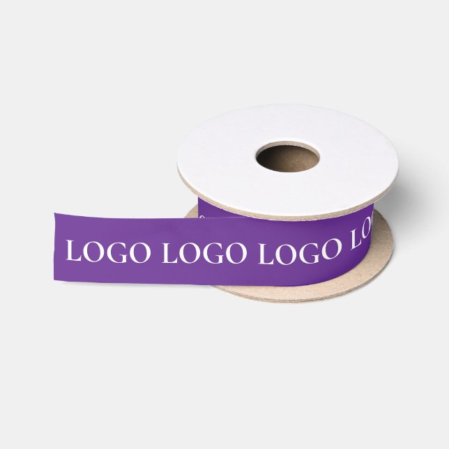  STYLISH SIMPLE MODERN CUSTOMIZED NAME YOUR LOGO  SATIN RIBBON (Spool)