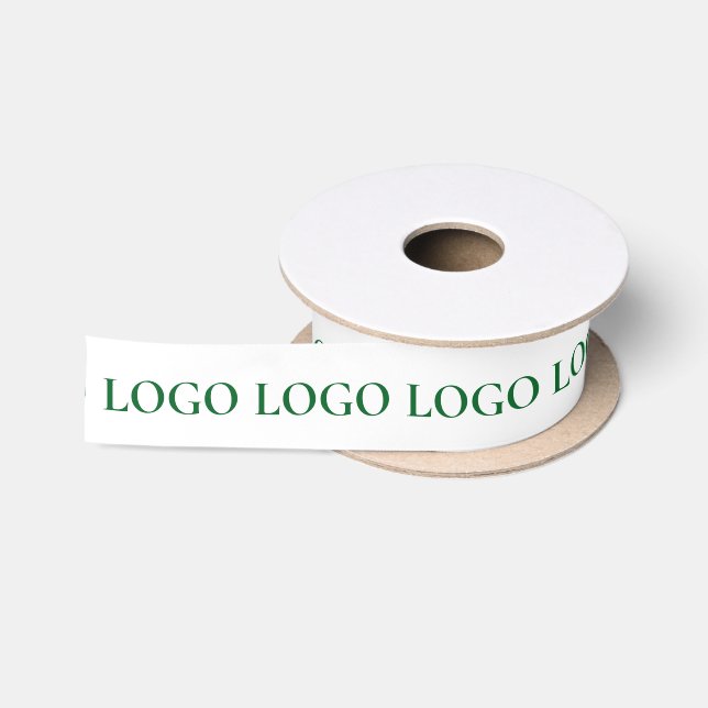  STYLISH SIMPLE MODERN CUSTOMIZED NAME YOUR LOGO  SATIN RIBBON (Spool)