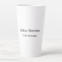 Stylish Simple Plain Black & White Minimalist