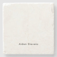 Stylish Simple Plain Black & White Minimalist