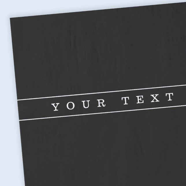 Stylish Simple Text & Thin Stripes Tissue Paper (Creator Uploaded)