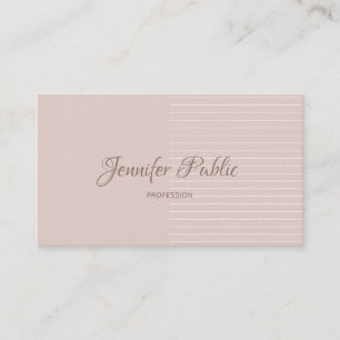 Stylish Sleek Design Elegant Colours Luxury Trendy Business Card