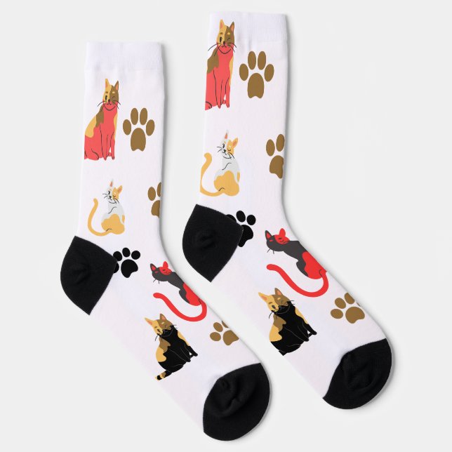 Stylish Socks cats (Right)