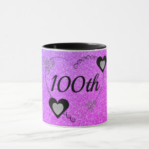 Stylish special birthday mug 100th