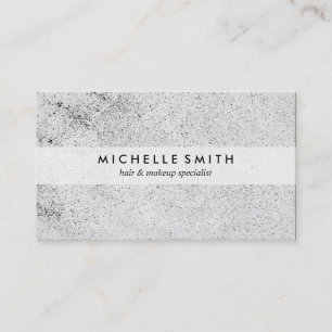 Stylish Speckled Grunge Business Card