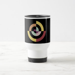 Stylish Spiral Design Travel Mug