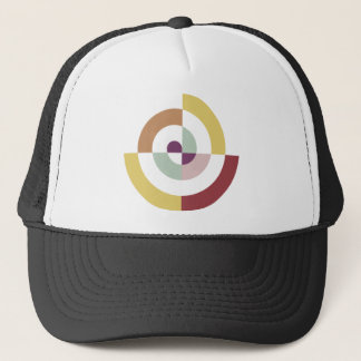 Stylish Spiral Design Trucker Hat