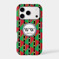 Stylish ST KITTS & NEVIS Monogram Abundant Life