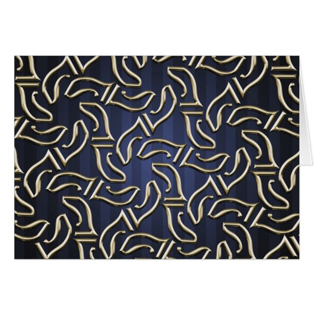 Stylish Star of David Striped (Front Horizontal)