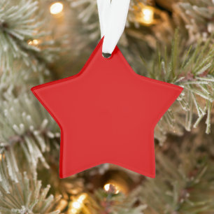 Stylish Star Oval Acrylic Ornament for Home Decor