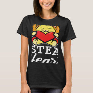 Stylish Statement Lion Heart Valentine's Day Love T-Shirt