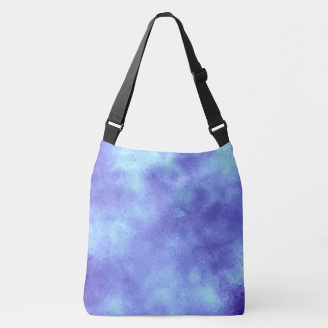 Stylish Storm cloud effect blue  Crossbody Bag (Front)