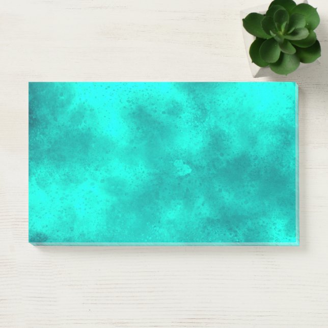 Stylish Storm cloud effect emerald green  Post-it Notes (Office)