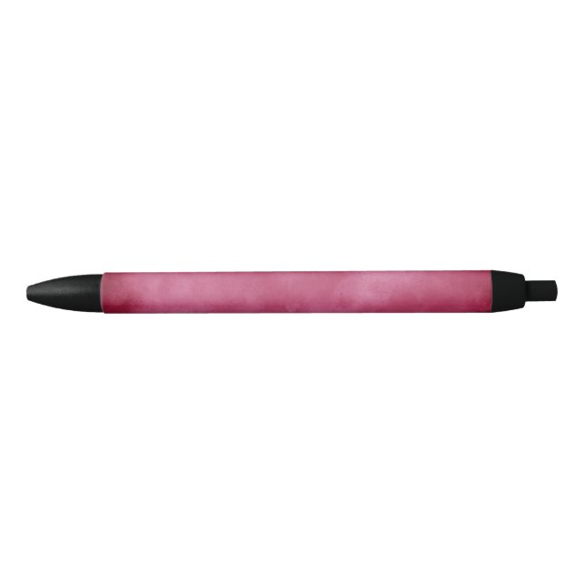 Stylish Storm cloud effect in burgundy  Black Ink Pen (Front)