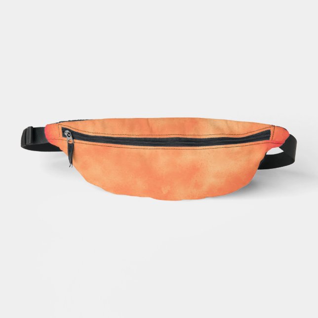 Stylish Storm cloud effect in orange Bum Bags (Front)
