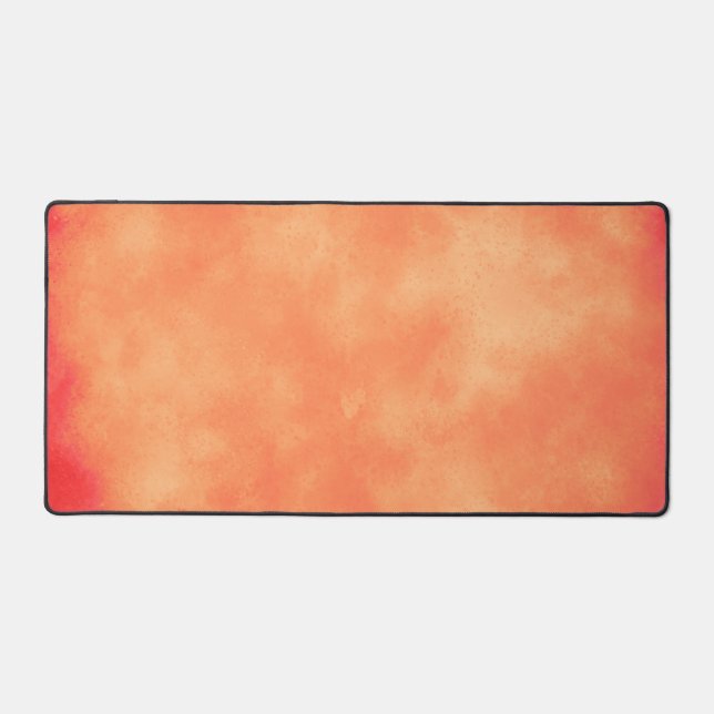 Stylish Storm cloud effect  Orange Desk Mat (Front)