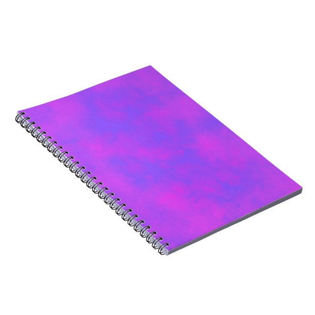 Stylish Storm cloud effect pattern blue pink Notebook (Right Side)