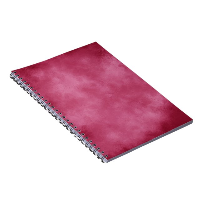 Stylish Storm cloud effect pattern burgundy  Notebook (Right Side)