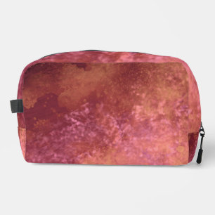 Stylish Storm cloud effect Pink brown Dopp Kit